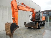 Колесный экскаватор Hitachi Zaxis !