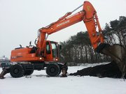 Doosan DX190W-колесный экскаватор