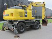 Komatsu PW 180-7-колесный экскаватор