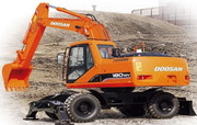 Услуги колесного экскаватора Doosan 180