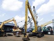 Продается экскаватор c длинной стрелой Kobelco SK220 15 метров 1991год