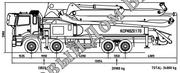 Автобетононасос KCP48ZX170 2015 года выпуска