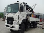  КМУ HIAB 190TM с буровым шенком,  на базе Hyundai HD250,  2014 года 