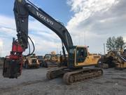 Экскаватор Volvo EC290BLC Prime с вибпропогружателем Movax SPH-80